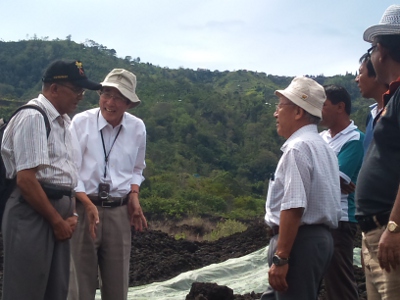 Penghijauan Lereng Gunung Batur Kerjasama Unud-Universitas Yamaguchi-JICA-Takinou Filter Inc.